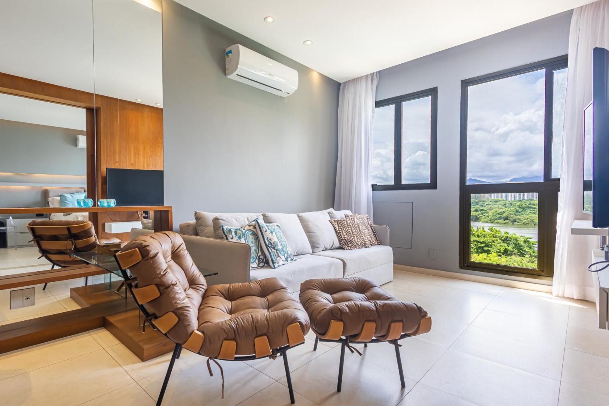 Decoracao Exclusiva Na Praia Com Piscina, Sauna, Academia E Estacionamento 리오데자네이루 외부 사진